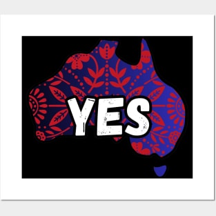 Yes Vote To The Voice Uluru Statement To Parliament Gifts Posters and Art
